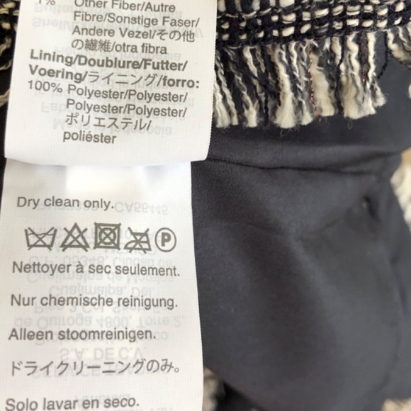 NWT J. Crew Tweed Fringe Sheath Dress, Size 0, Midi sleeveless - Picture 9 of 10